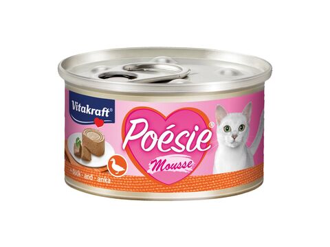 Vitakraft Poésie Mousse kachna 85 g konzerva+dárek Vitakraft cat Yums 12 g játrovka