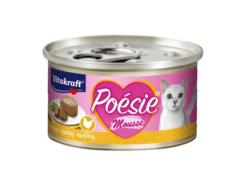 Vitakraft Poésie Mousse kuře 85 g konzerva+ dárek Vitakraft cat Yums 12 g játrovka