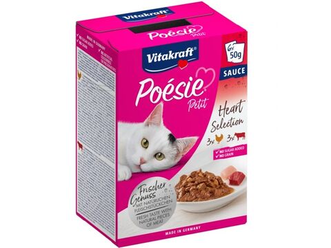 Poésie Petit v omáčce 6 x 50 g kuře, hovězí