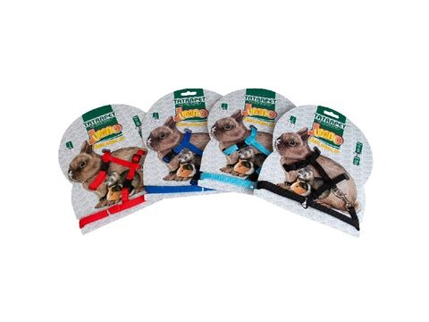 Tatrape MINI postroj a vodítko pro králíka 10 mm x 16 - 22/120 cm modrý