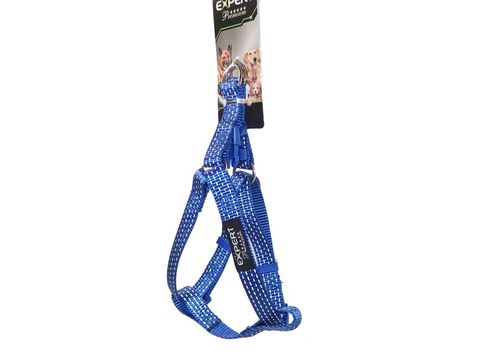 Tatrapet Pet Expert postroj Basic nylon 15 mm x 30 - 50 cm reflexní modrý