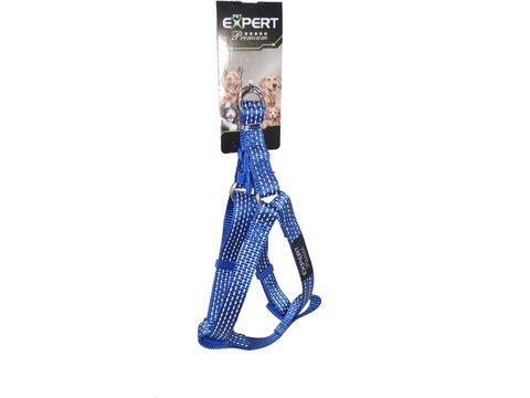 Tatrapet Pet Expert postroj Basic nylon 15 mm x 30 - 50 cm reflexní modrý