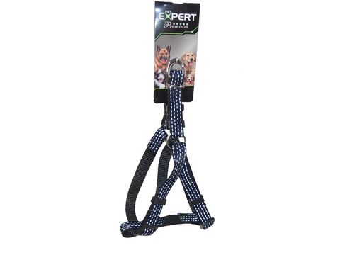 Tatrapet Pet Expert postroj Basic nylon 15 mm x 30 - 50 cm reflexní černý