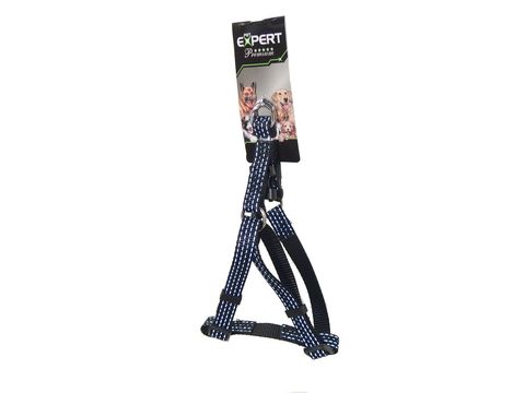 Tatrapet Pet Expert postroj Basic nylon 15 mm x 30 - 50 cm reflexní černý