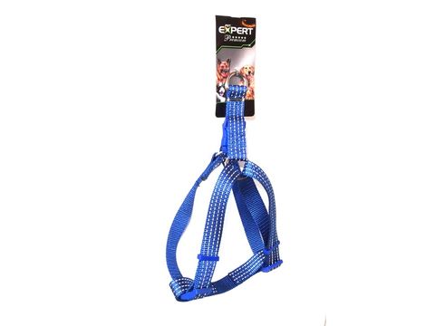 Tatrapet Pet Expert postroj Basic nylon 20 mm x 40 - 60 cm reflexní modrý