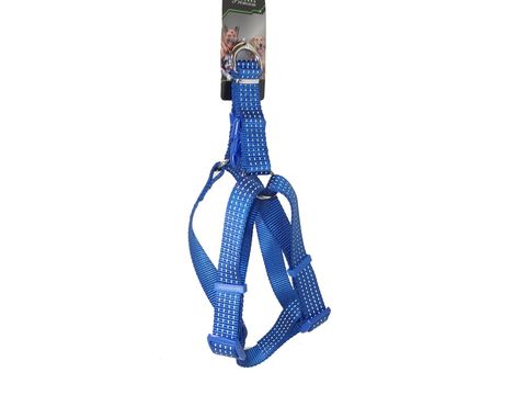 Tatrapet Pet Expert postroj Basic nylon 25 mm x 50 - 75 cm reflexní modrý