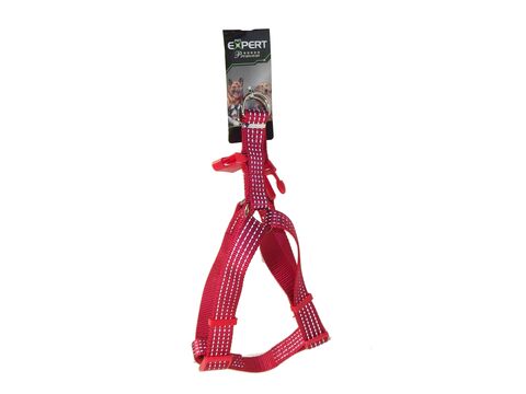 Tatrapet Pet Expert postroj Basic nylon 15 mm x 30 - 50 cm reflexní červený