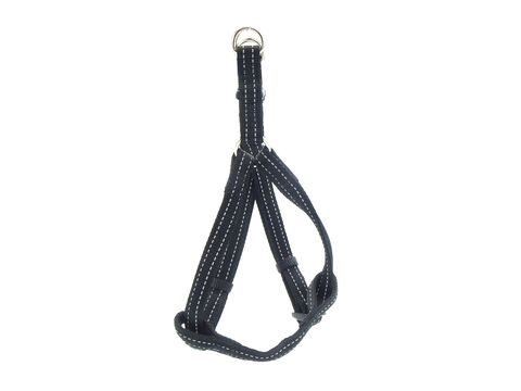 Nayeco postroj Basic Negro nylon reflexní černý 10 mm x 25 - 40 cm