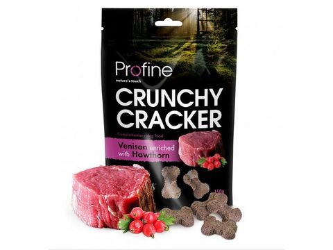 Profine Dog Crunchy Cracker Venison enriched with Hawthorn 150 g 