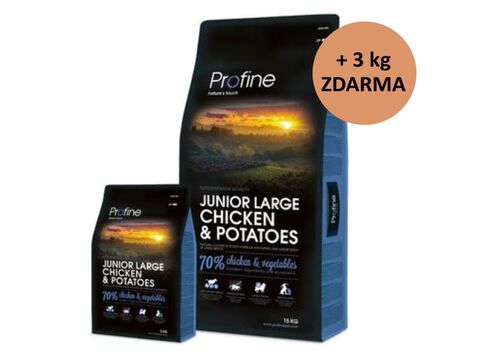 Profine Junior Large chicken & potatoes 15 kg