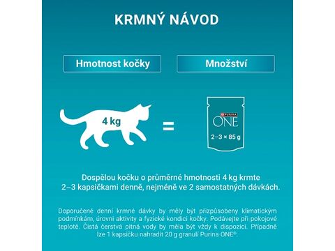 Purina ONE 7+Senior 4 x 85 g kapsa hovězí s mrkví ve šťávě 