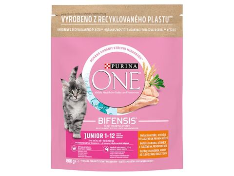 Purina ONE BIFENSIS Junior 800 g s kuřecím a celozrnnými obilovinami