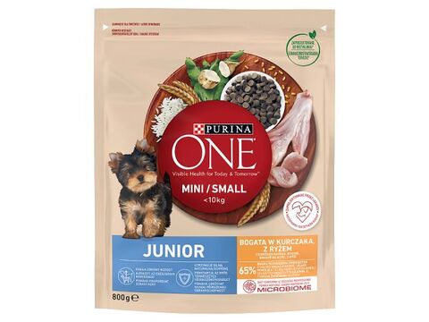 Purina One Mini dog Junior 800 g kuře s rýží 