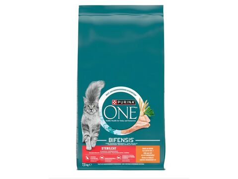 Purina ONE Sterilcat 7,5 kg s kuřetem a pšenicí