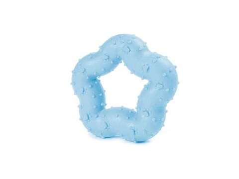 Record hračka pro psa hvězdička 9 cm guma TPR, modrá