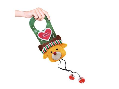 Record hračka pro kočku vánoční plyšový sob s rolničkami
