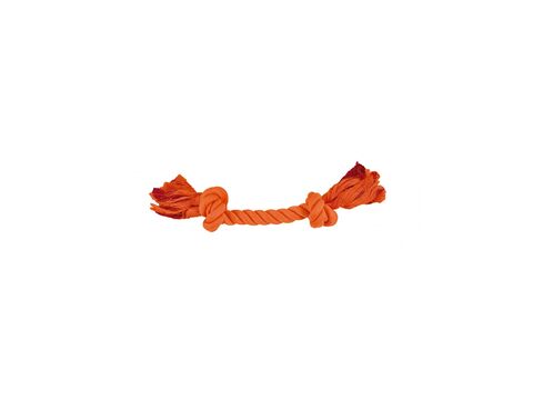 Nayeco hračka pro psa přetahovadlo uzel bavlna 25 cm 80 g oranžová