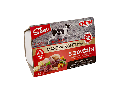 CHEJN - Sam 415 g vanička hovězí  