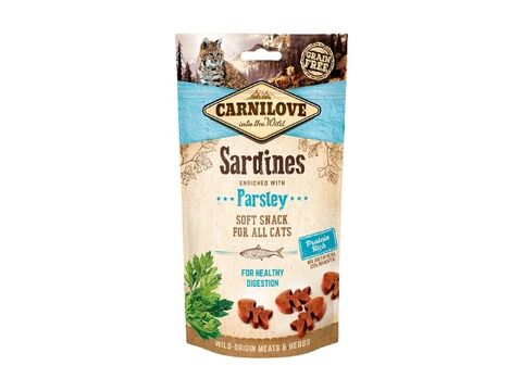 Carnilove Cat Semi Moist Snack Sardine & Parsley 50g   16.647