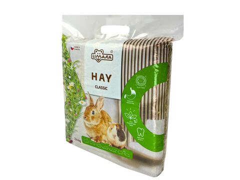 Limara seno prosívané 2,4 kg + dárek bylinkový stromeček 80 g chrpa
