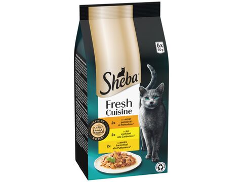 Sheba Fresh Cuisine Taste of Rome 6 x 50 g drůbeží výběr