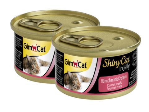 Gimpet shinyCat kuře s krabem 2 x 70 g v želé 