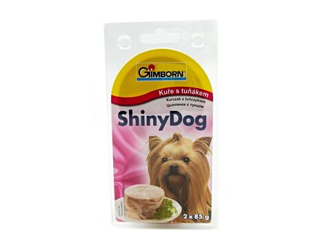 Shiny dog kuře s tuňákem 2 x 85 g  