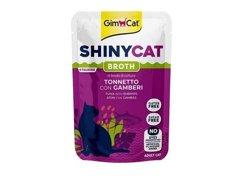 ShinyCat kapsička tuňák + krevety 70g ve vývaru