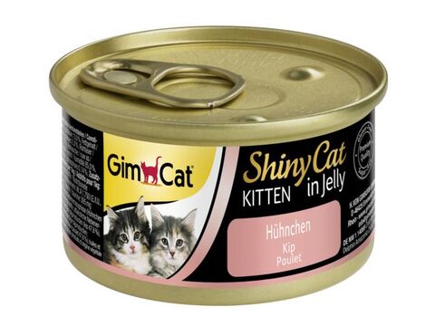 Gimcat shinyCat Kitten kuře 70g v želé