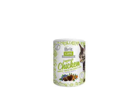 Brit Care Cat snack Superfruits Chicken 100 g rakytník a borůvka 16.630