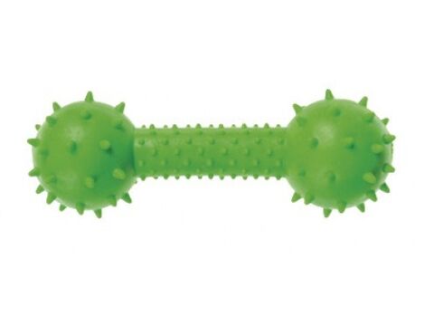 Tatrapet hračka pro psa dentální kost 16 cm tvrdá guma zelená