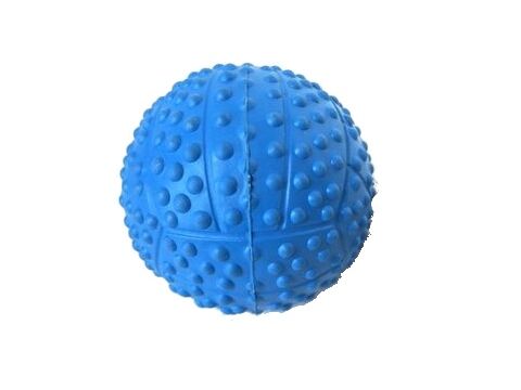 Tatrapet hračka pro psa míček průměr 7,2 cm polotvrdý modrý