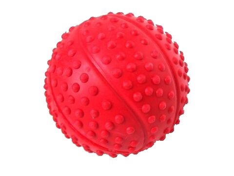 Tatrapet hračka pro psa míček průměr 7,2 cm polotvrdý červená