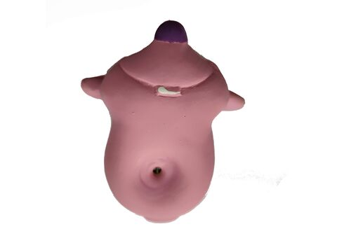 Tatrapet hračka pro psa myška 8 cm pískací latex růžová
