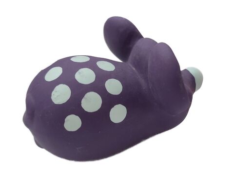 Tatrapet hračka pro psa myška 8 cm pískací latex fialová