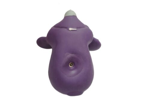 Tatrapet hračka pro psa myška 8 cm pískací latex fialová