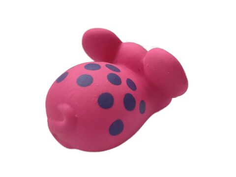 Tatrapet hračka pro psa myška 8 cm pískací latex růžová