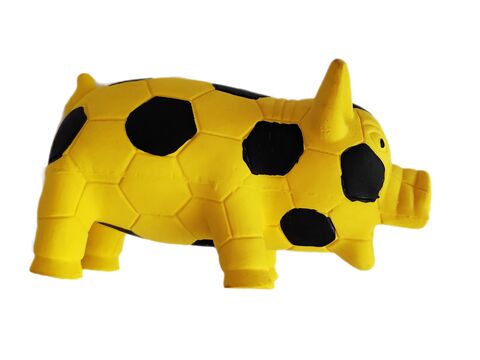Tatrapet hračka pro psa prasátko chrochtací 16,5 cm latex žlutá