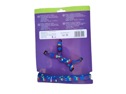 Tommi postroj s vodítkem pro kotě 10 mm x 15 / 20 / 120 cm 3414