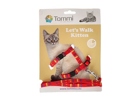 Tommi postroj s vodítkem pro kotě 10 mm x 15 / 20 / 120 cm 3414