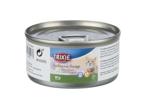 Trixie salmon Soup kuře & losos - polévka pro kočky, 80 g
