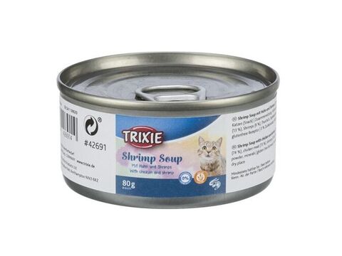 Trixie Shrimp Soup kuře & krevety - polévka pro kočky, 80 g