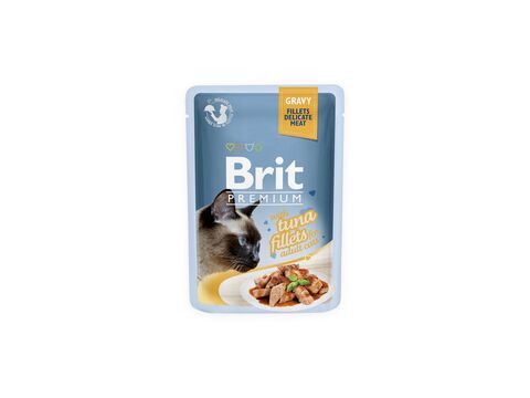 Brit Premium Cat D Fillets in Gravy with Tuna 85g