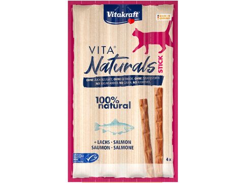 Vitakraft Vita Naturals Cat Stick losos 4 x 5 g