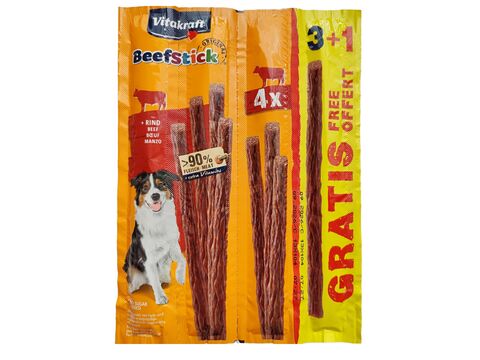 Vitakraft Beef Stick hovězí 3 +1 zdarma