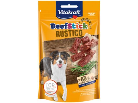 Vitakraft Beef Stick Rustico 55 g+dárek Vitakraft beef stick hovězí 6 g