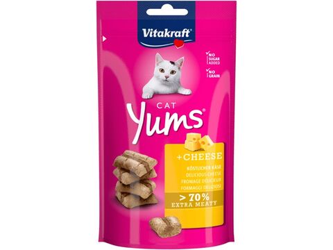 Vitakraft Cat Yums sýr 40 g+ dárek Vitakraft Poésie Petit kapsa 50 g 
