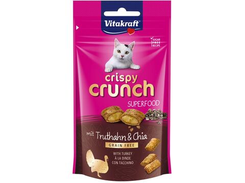 Vitakraft Crispy Crunch 60 g krůtí a chia