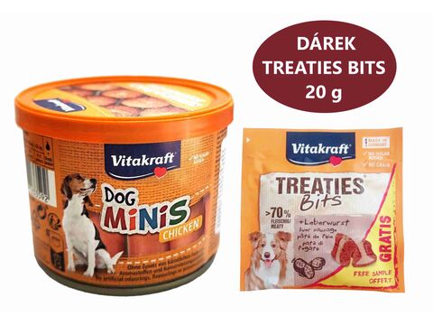 Vitakraft Dog Minis 120 g kuřecí párečky