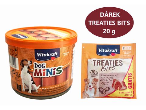 Vitakraft Dog Minis 120 g párečky kuřecí a vepřové